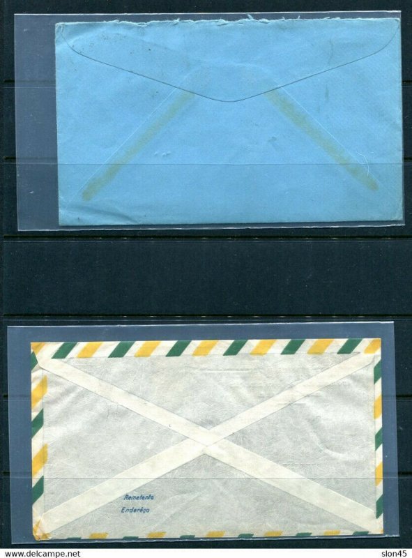 Brazil 1936/1951 2 Covers sent to USA  Single Usage 11931