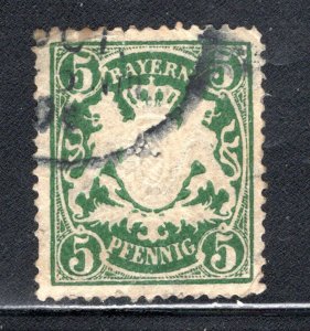 Bavaria #39  Used,   VF.   Cat $16.00   ...  0530457