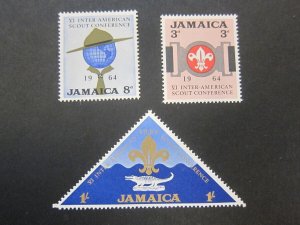 Jamaica 1964 233-235 set MH