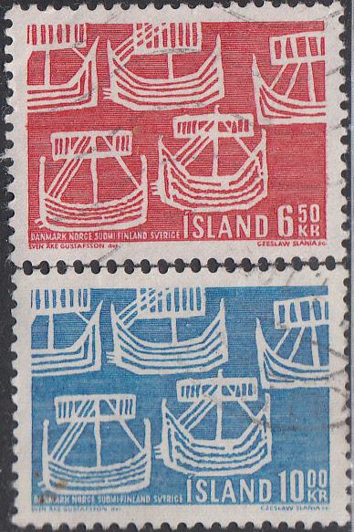 Iceland #404-405 Used