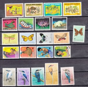 J43722 JLStamps 5 different  papua new guinea sets mnh lot #