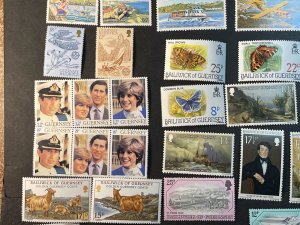 GUERNSEY # 204-239-MINT NEVER/HINGED--10 COMPLETE SETS--1980-82