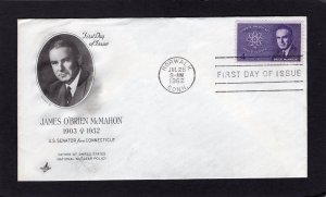1200 Brien McMahon, FDC Art Craft cachet