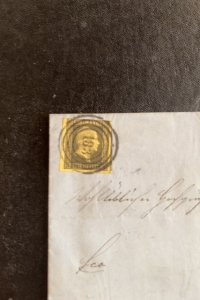 Germany Prussia Scott number 5 on cover