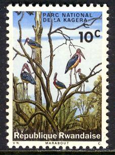 Rwanda: 1965; Sc. # 99, **/MNH Single Stamp