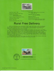 US SP1214 Rural Free Delivery Souvenir Page #3090