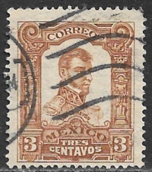 MEXICO 1910 3c Lopez Rayon Independence Centenary Issue Sc 312 VFU