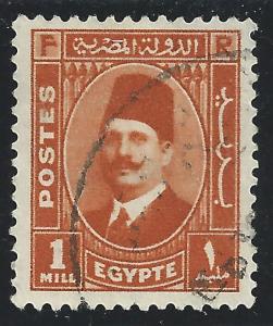 Egypt #128 1m King Faud