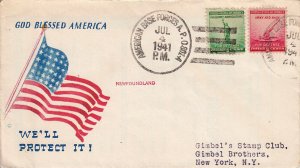 United States A.P.O.'s 1c and 2c Defense 1941 American Base Forces A.P.O. 801...