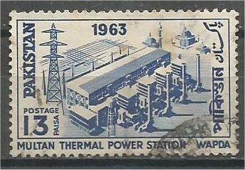 PAKISTAN, 1963, used 13a, Thermal Power Station Scott 187