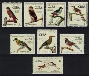 Caribic Kestrel Trogon Owl Tanager Birds 8v 1971 MNH SG#1890-1897