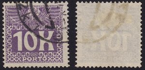 Austria - 1911 - Scott #J46 - used - Numeral