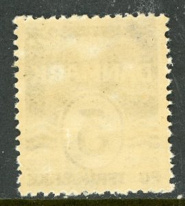 Denmark 1913 Wavy Lines 3 Ore Gray Perf 14x14½ Scott #87 Mint B300