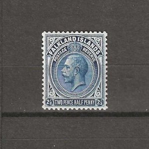 FALKLAND ISLANDS 1921/26 SG 76 Variety MINT CERT