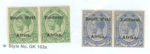 South West Africa #1/4 Unused Single