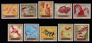Spain 1967 Stamp Day, Cave Paintings, Set [Mint]