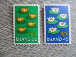 Iceland, Scott#496-497, MNH