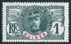 French Guinea, Sc #33, 1c MH