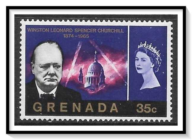 Grenada #212 Churchill Memorial MH