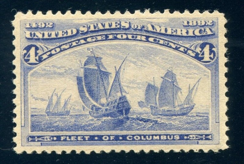 US SCOTT #233 MINT-XF-GEM-OG-NH POST OFFICE FRESH (2/10/23 GP) 