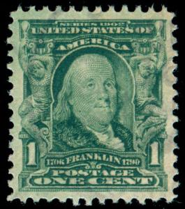 MOMEN: US STAMPS #300 USED PSE GRADED CERT SUP-98