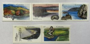 CANADA 1992 #1408-1412 Heritage Rivers- MNH