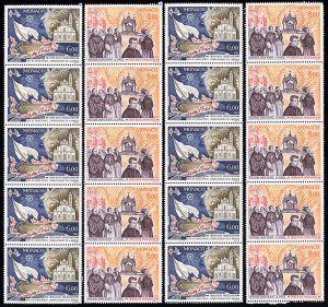 Monaco Stamps # 1836-7 MNH XF Lot Of 10 Sets Scott Value $55.00