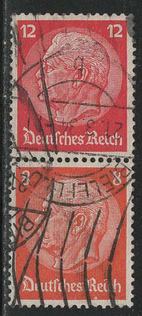 Germany Scott # 406, 404, used, se-tenant, Mi# S110