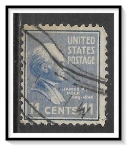 US #816 James Polk Used