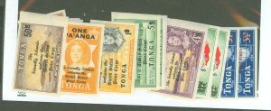 Tonga #182-190/CO14 Mint (NH) Single