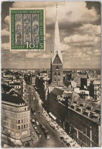 54572 - GERMANY - POSTAL HISTORY: MAXIMUM CARD - 1952 ARCHITECTURE-