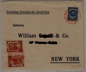 Colombia airmail cover Scadta 21.5.23 signed Spalink