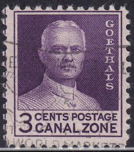 Canal Zone 117 USED 1934 Gen George Washington Goethals