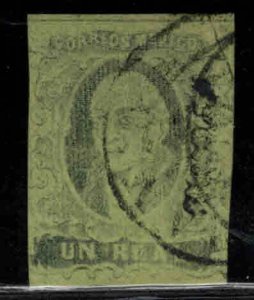 MEXICO Scott 7 used  1861 stamp