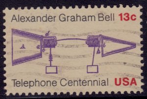 United States, 1976, Telephone Centennary, 13c, sc#1683, used