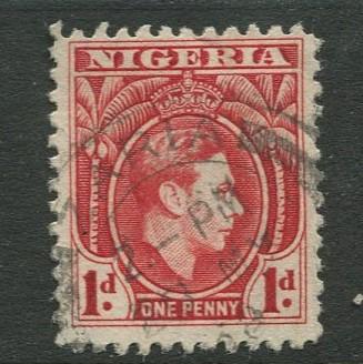 Nigeria-Scott 54 - KGV Definitive -1938 - Used - Single 1p Stamp