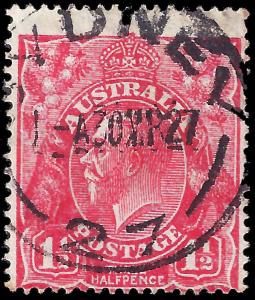 Australia 1926 Sc 68c KGV Rose pink 1 1/2d uvg