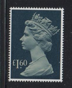 Great Britain Sc MH174 1987 £1.60  Machin Head stamp mint NH