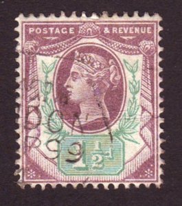 Great Britain 1887 Sc#112, SG#198 1-1/2d Queen Victoria USED