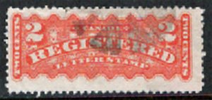 Canada - Registration Stamps - 2 Cents - VG Condition # F1 Used