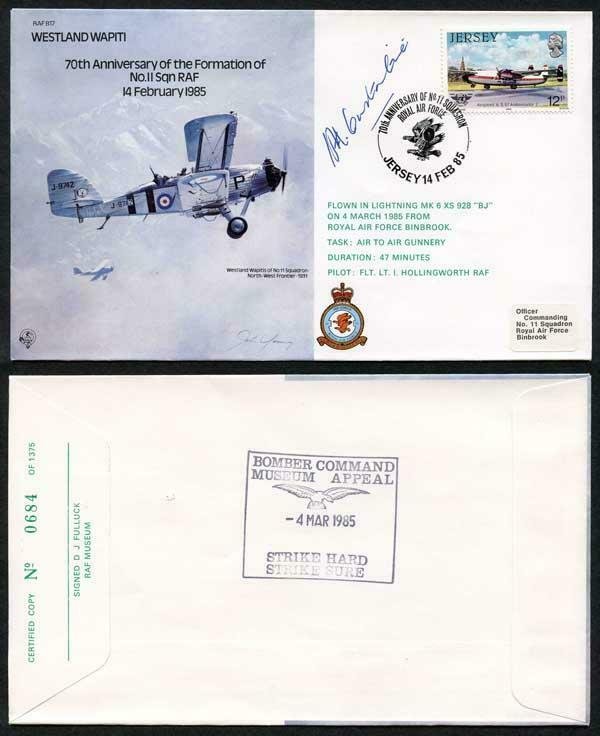 B17c 70th Ann of the Formation of No.11 Squadron Signed H. Constantine (AF)