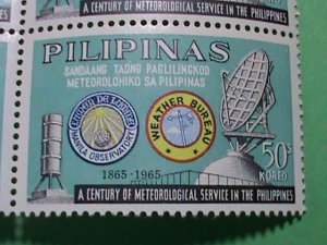 PHILIPPINE STAMP:1965 SC#924  CENTENARY OF METEOROLOGICAL SERVICE -MNH STAMPS