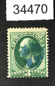 US STAMPS # 158 USED LOT #34470