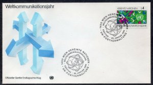 United Nations 1983 - Wien - World Communications Year - FDC