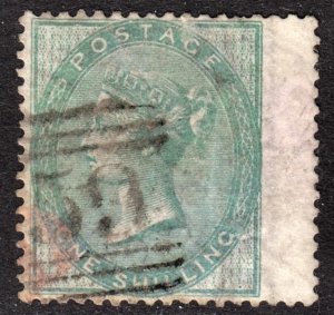 Great Britain Scott 28 VF to XF used wing margin with a light unobtrusive cancel