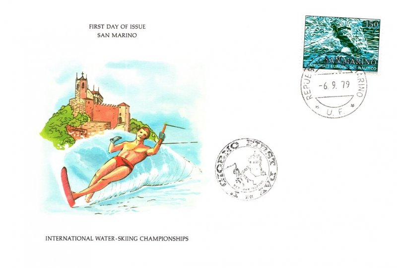 San Marino, Worldwide First Day Cover, Sports