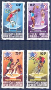 Cameroon 1984 Olympics Games Los Angeles Winners Mi.1036/9 MNH
