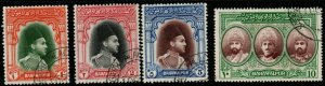 PAKISTAN-BAHAWALPUR SG35/8 1948 CHANGED COLOURS SET FINE USED