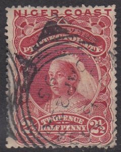 Niger Coast Protectorate 40 Used CV $4.50