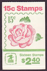 BK134 Roses mint booklet